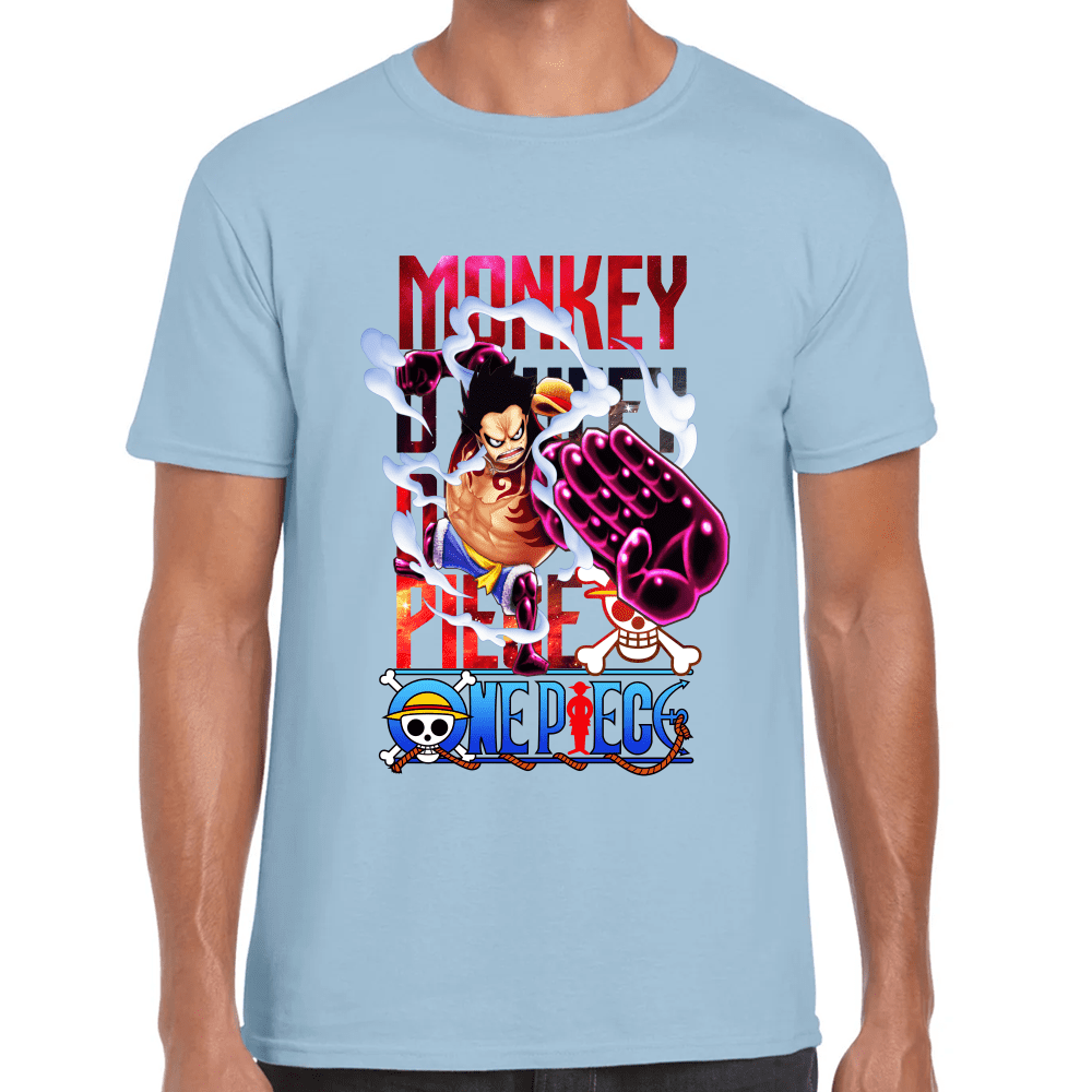 Playera Luffy One Piece Algodón Premium #1099