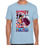 Playera Luffy One Piece Algodón Premium #1099