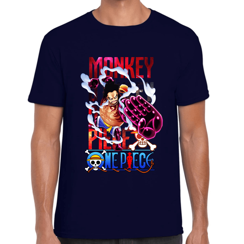 Playera Luffy One Piece Algodón Premium #1099