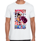 Playera Luffy One Piece Algodón Premium #1099