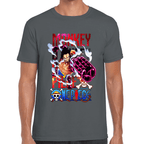Playera Luffy One Piece Algodón Premium #1099