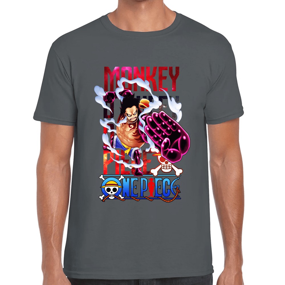 Playera Luffy One Piece Algodón Premium #1099