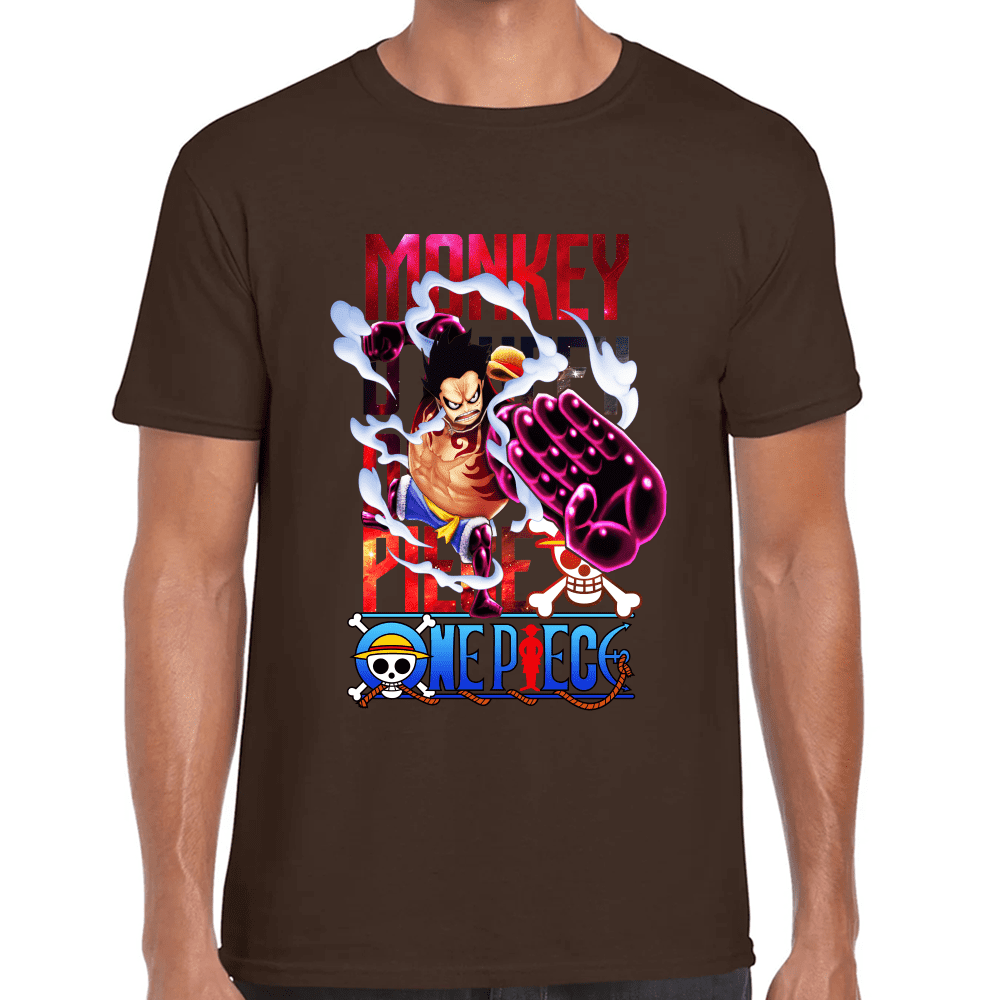Playera Luffy One Piece Algodón Premium #1099
