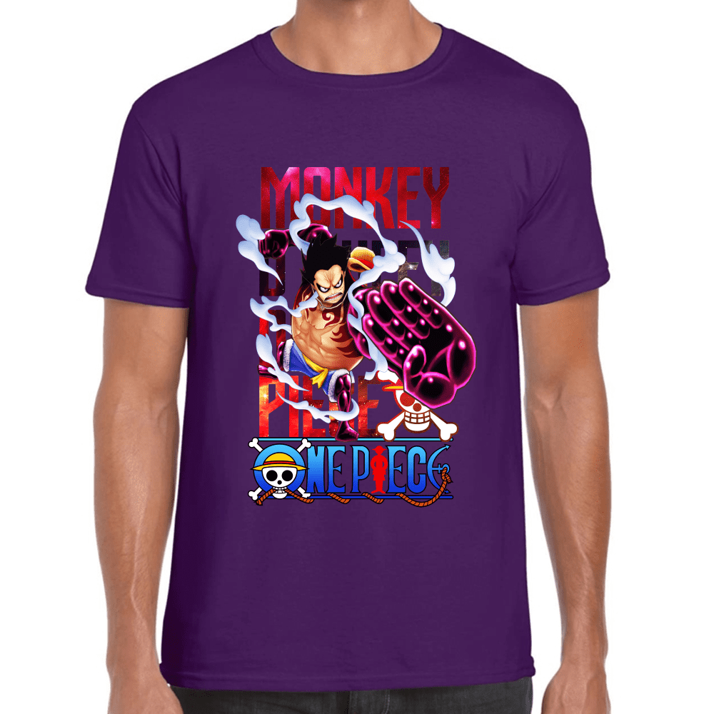 Playera Luffy One Piece Algodón Premium #1099