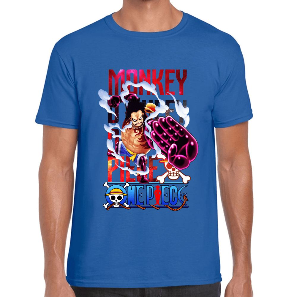 Playera Luffy One Piece Algodón Premium #1099