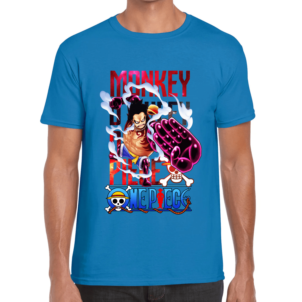 Playera Luffy One Piece Algodón Premium #1099