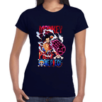 Playera Luffy One Piece Algodón Premium #1099