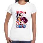 Playera Luffy One Piece Algodón Premium #1099