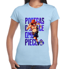 Playera Portgas D Ace One Piece Algodón Premium #1100