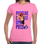 Playera Portgas D Ace One Piece Algodón Premium #1100