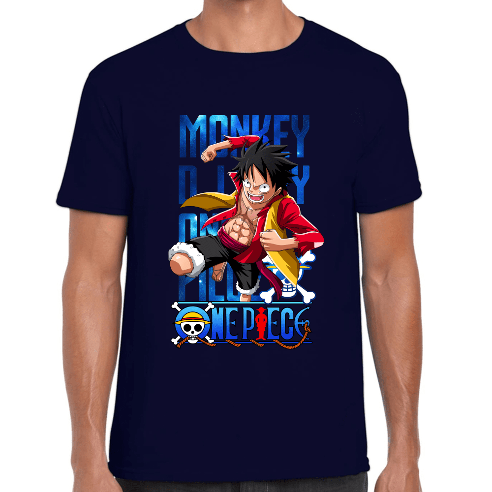 Playera Luffy One Piece Algodón Premium #1101
