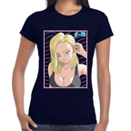 Playera Androide 18 Dragon Ball Algodón Premium #1102