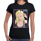 Playera Androide 18 Dragon Ball Algodón Premium #1102