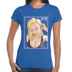 Playera Androide 18 Dragon Ball Algodón Premium #1102