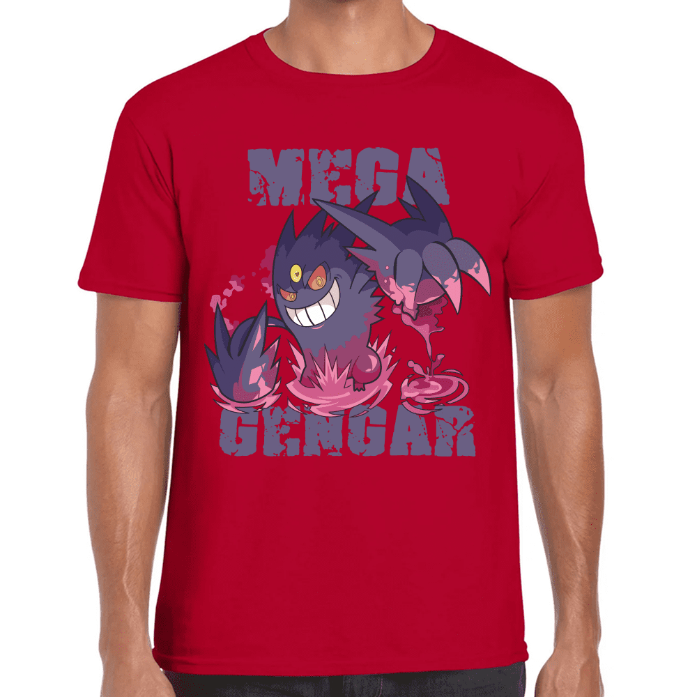 Playera Mega Gengar Pokemon Algodón Premium #1103