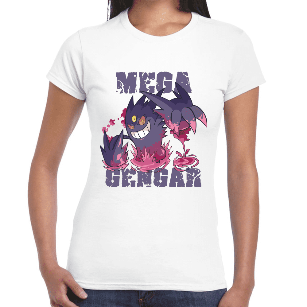 Playera Mega Gengar Pokemon Algodón Premium #1103