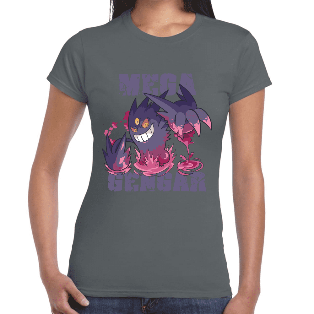 Playera Mega Gengar Pokemon Algodón Premium #1103