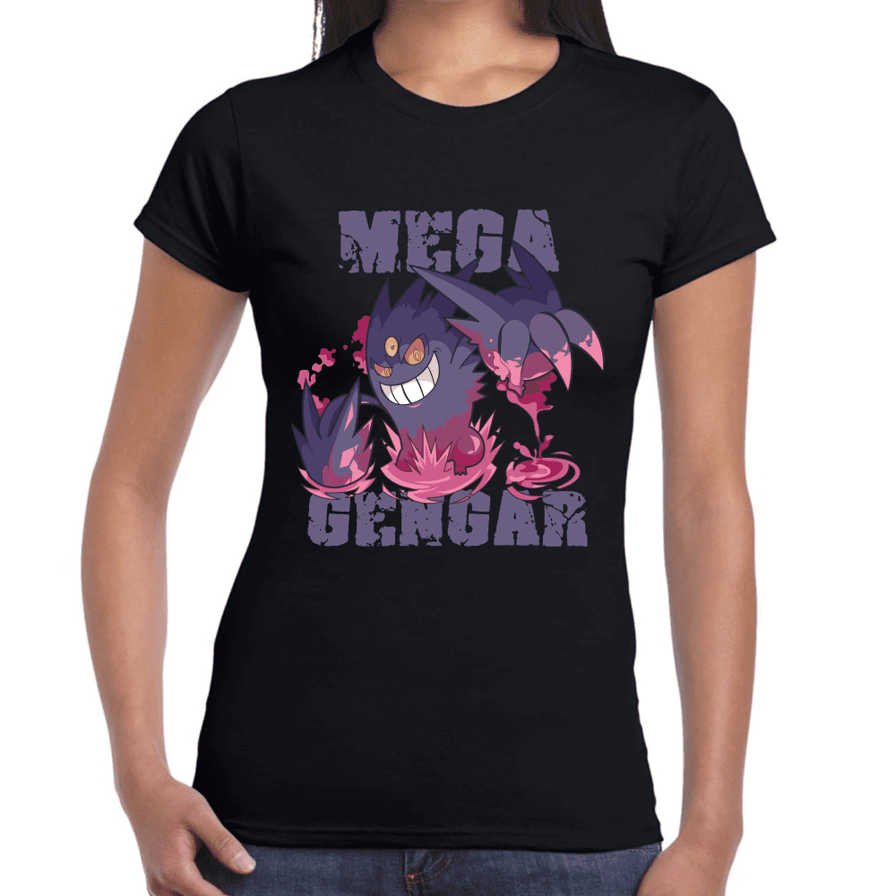 Playera Mega Gengar Pokemon Algodón Premium #1103