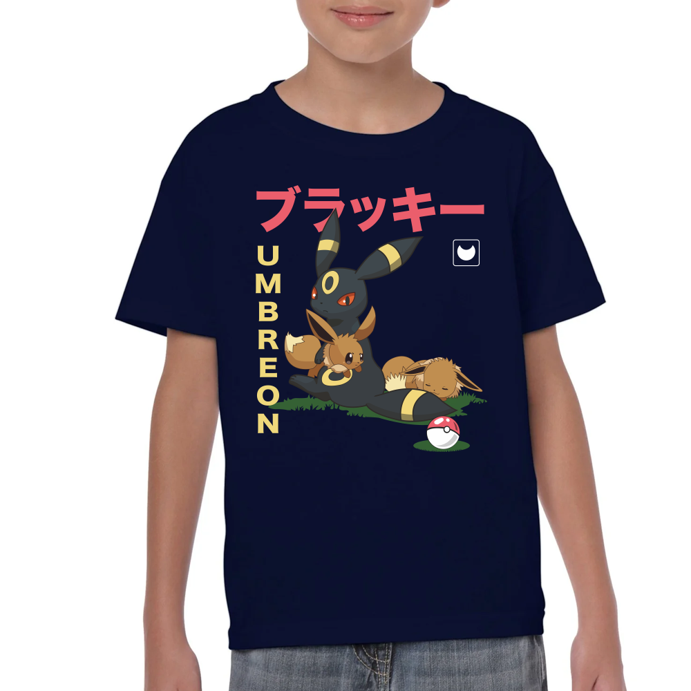 Playera de Niño Eevee & Umbreon Pokemon #0001104 Imagen secundaria del producto