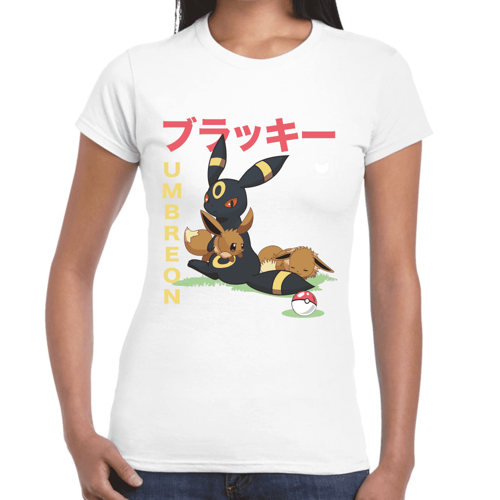 Playera Umbreon Pokemon Algodón Premium #1104 Imagen secundaria del producto