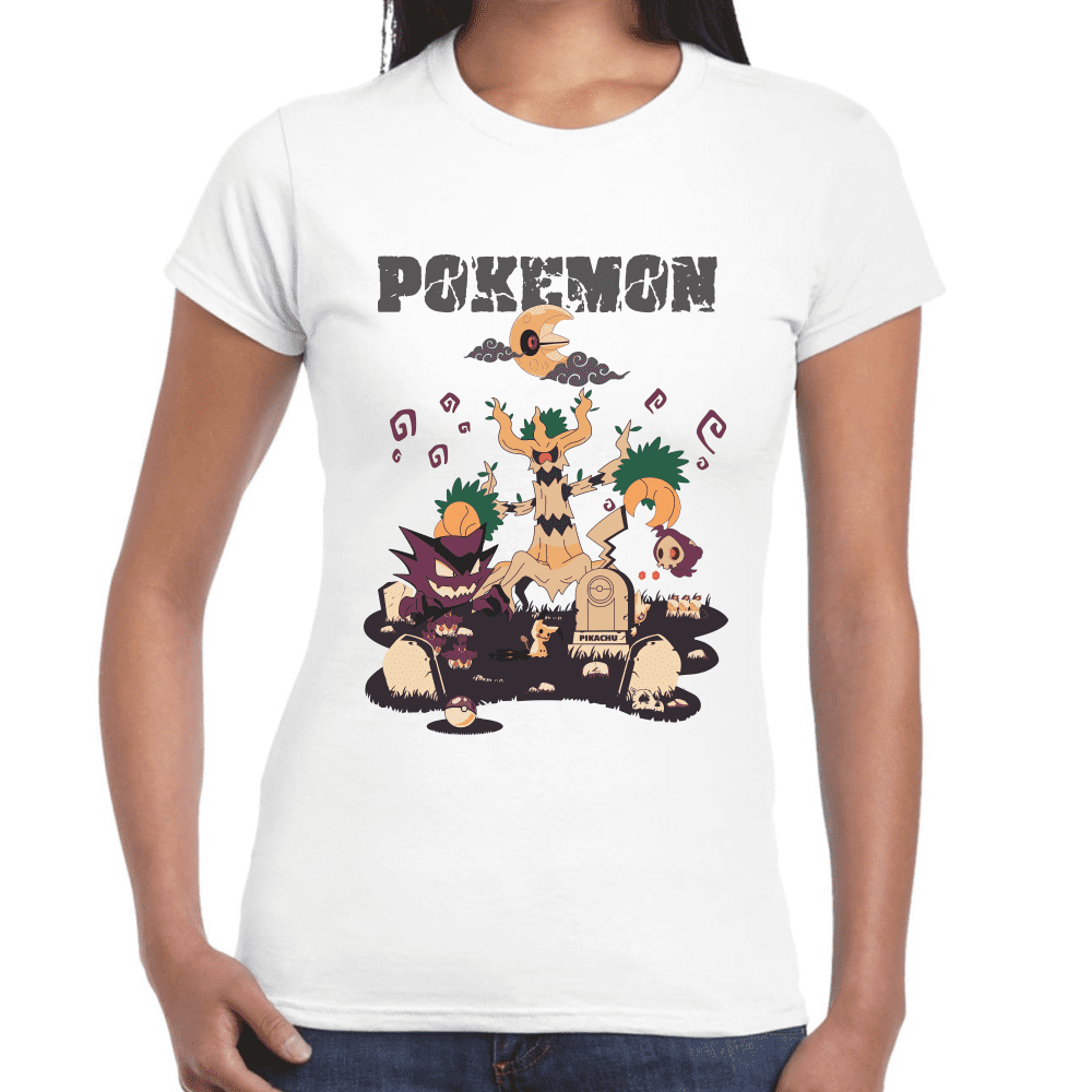 Playera Pokemon Algodón Premium #1105