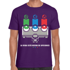 Playera Pokebolas Pokemon Algodón Premium #1107