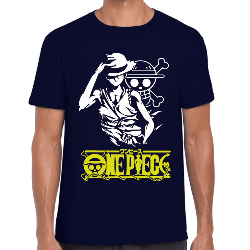 Playera Luffy One Piece Algodón Premium #1108