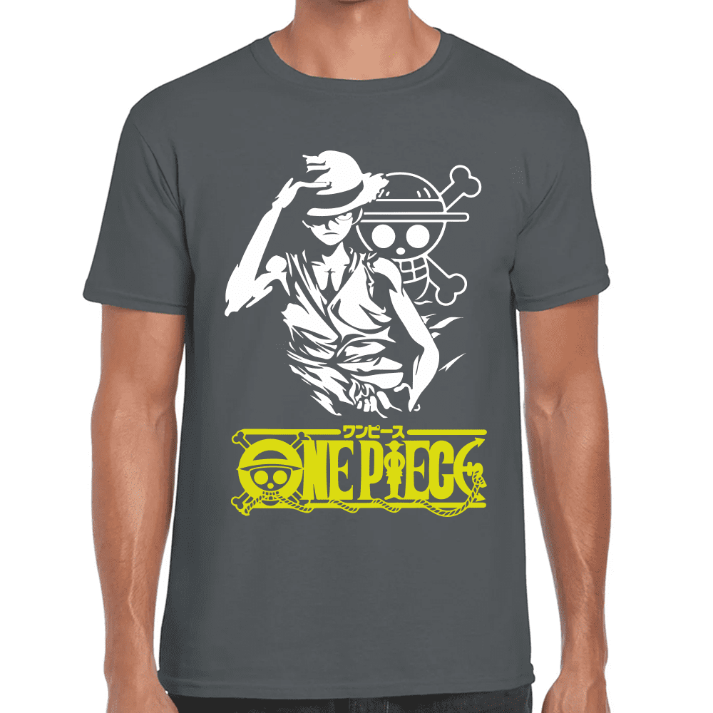 Playera Luffy One Piece Algodón Premium #1108