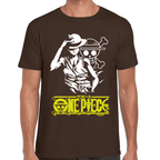 Playera Luffy One Piece Algodón Premium #1108