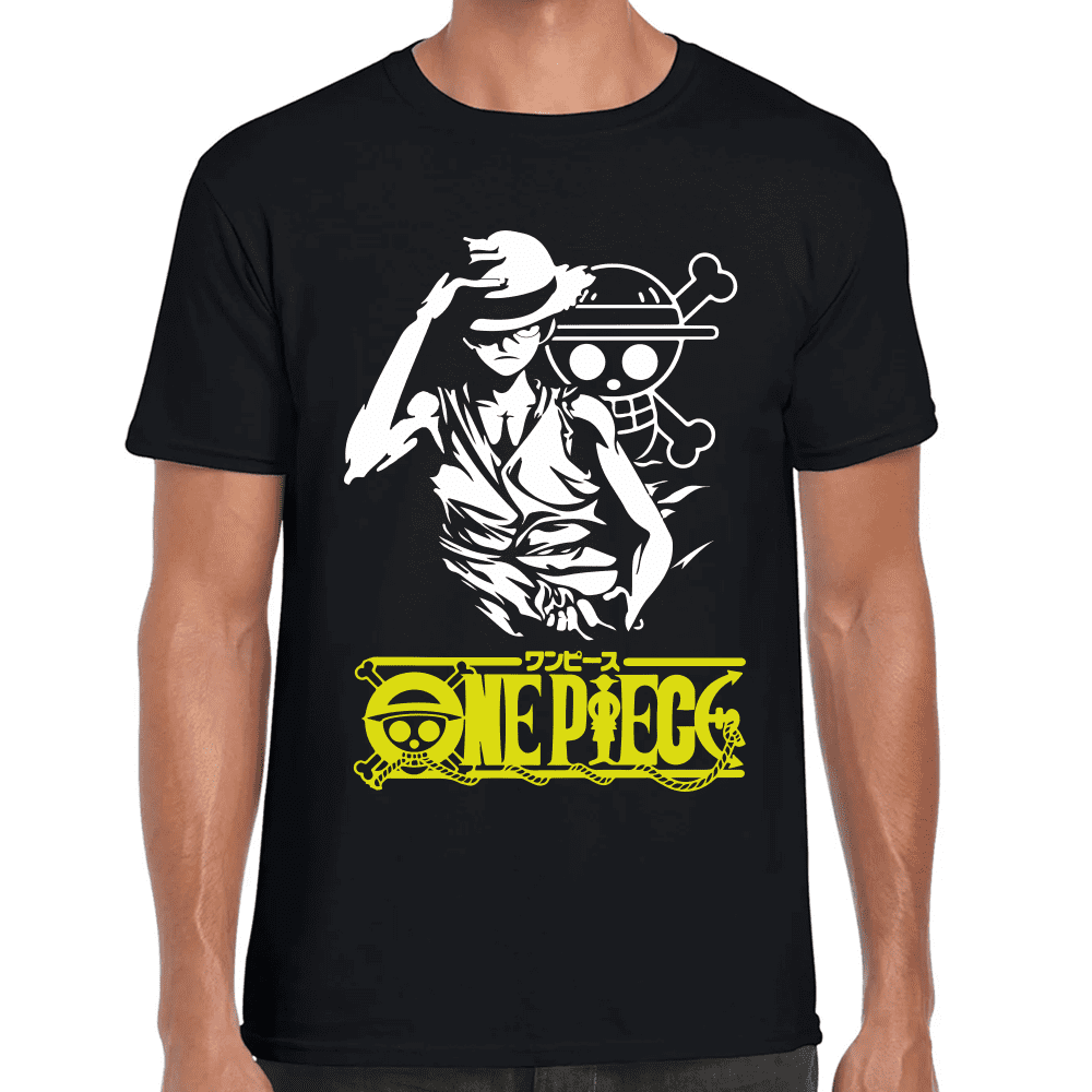 Playera Luffy One Piece Algodón Premium #1108