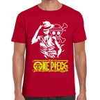 Playera Luffy One Piece Algodón Premium #1108