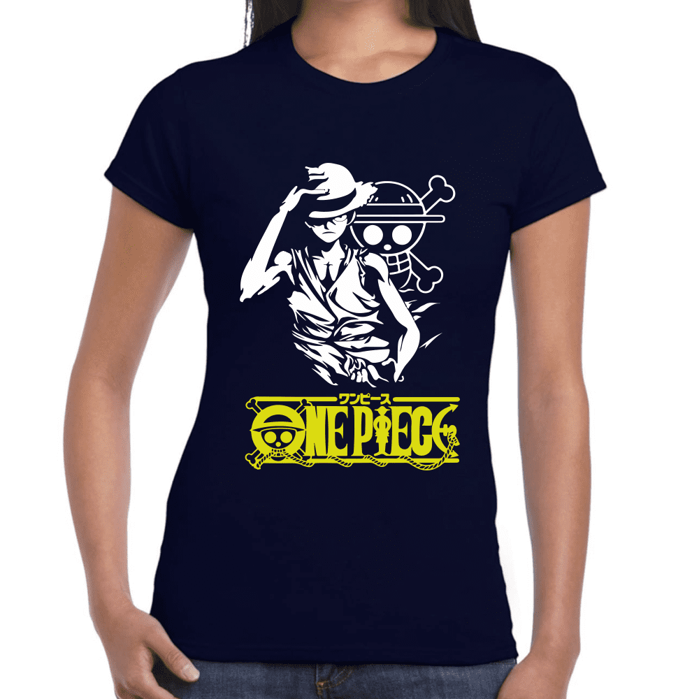 Playera Luffy One Piece Algodón Premium #1108