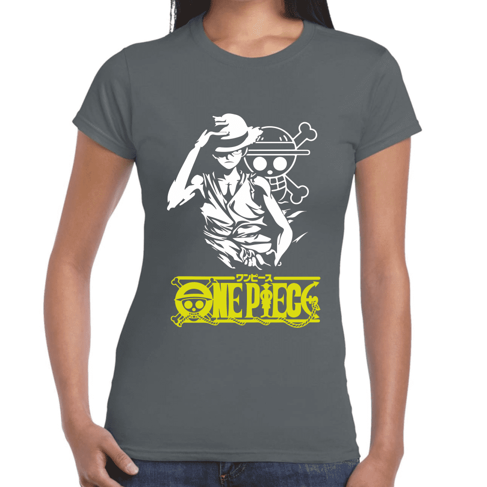 Playera Luffy One Piece Algodón Premium #1108