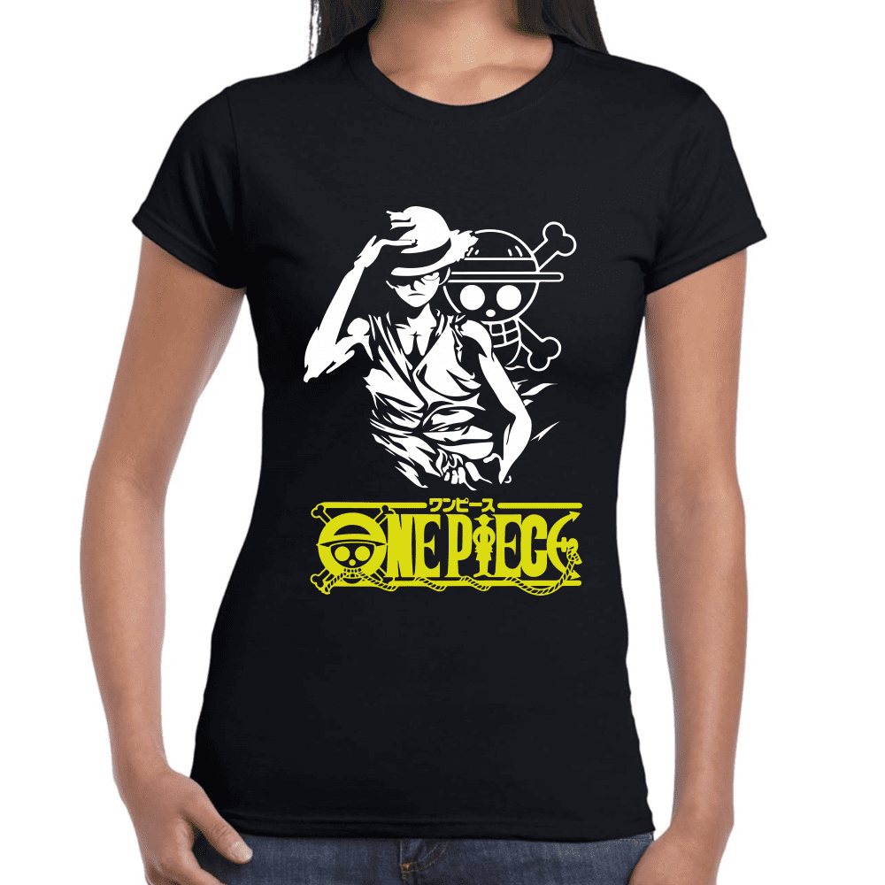 Playera Luffy One Piece Algodón Premium #1108