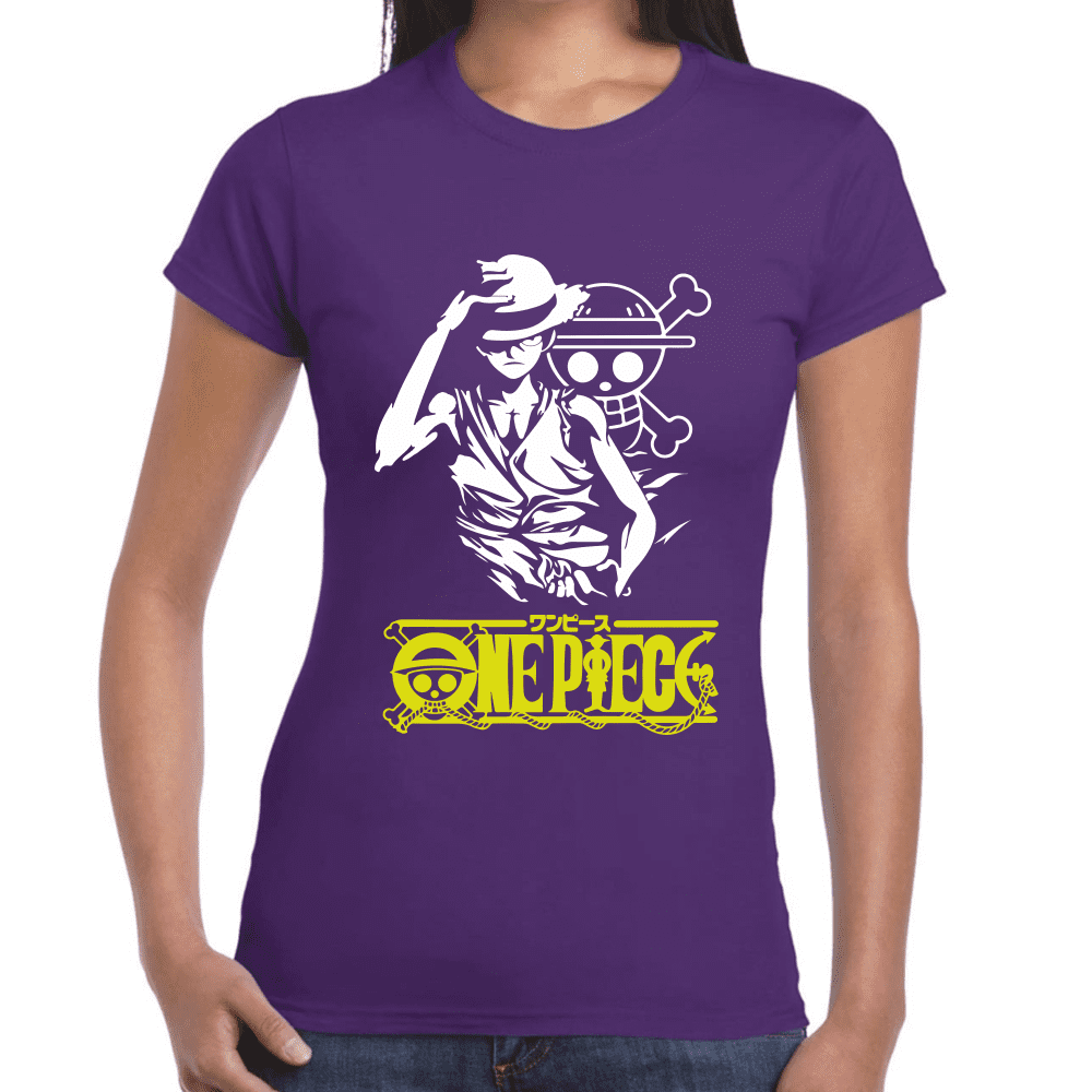 Playera Luffy One Piece Algodón Premium #1108