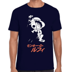 Playera Luffy One Piece Algodón Premium #1109