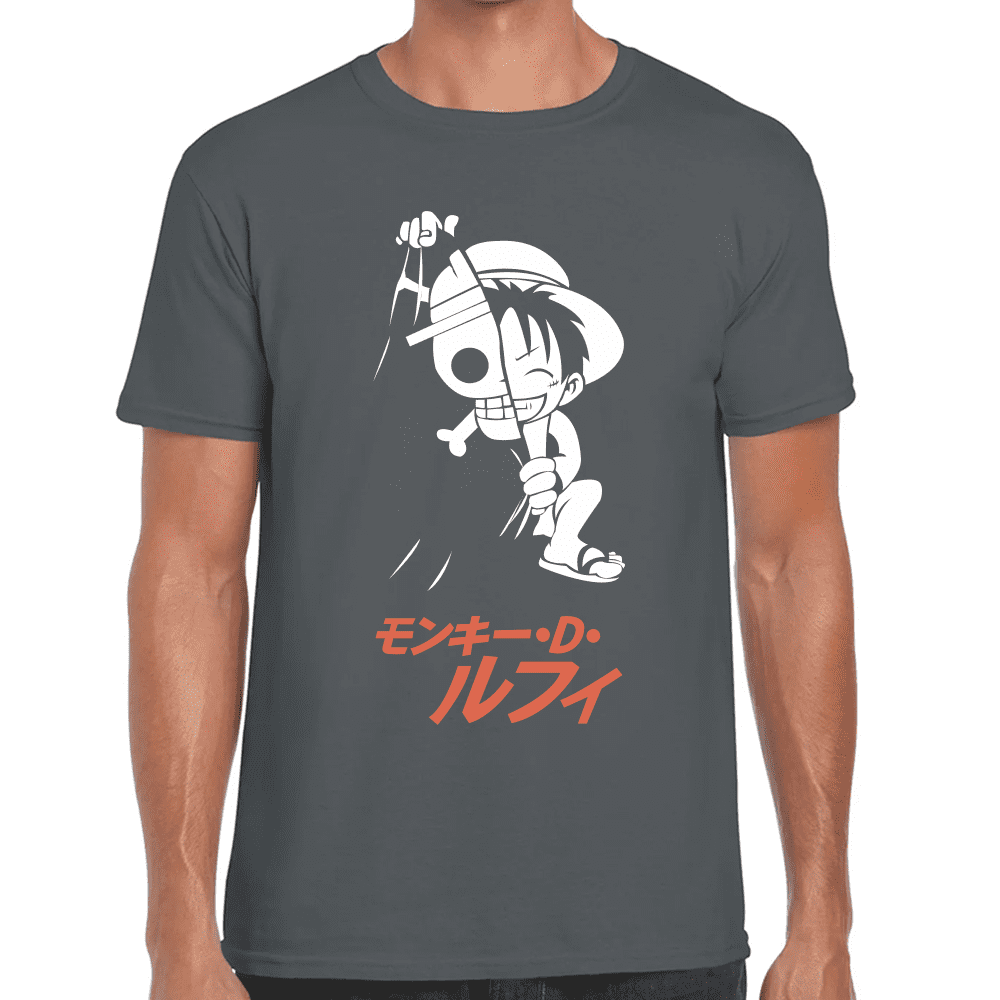 Playera Luffy One Piece Algodón Premium #1109