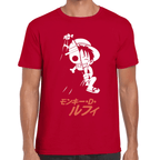 Playera Luffy One Piece Algodón Premium #1109
