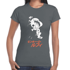 Playera Luffy One Piece Algodón Premium #1109