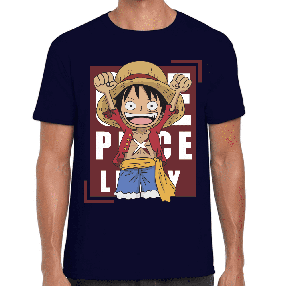 Playera Luffy One Piece Algodón Premium #1111