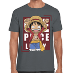 Playera Luffy One Piece Algodón Premium #1111