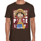 Playera Luffy One Piece Algodón Premium #1111