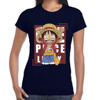 Playera Luffy One Piece Algodón Premium #1111