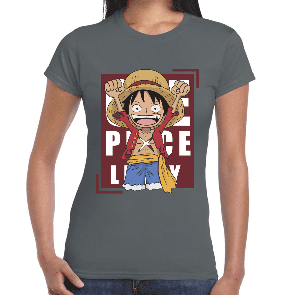 Playera Luffy One Piece Algodón Premium #1111