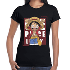 Playera Luffy One Piece Algodón Premium #1111