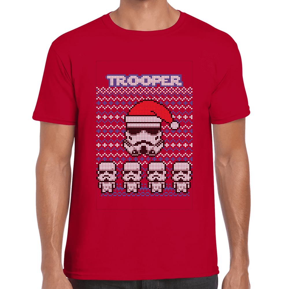 Playera Stormtrooper Navidad Star Wars Algodón Premium #1117