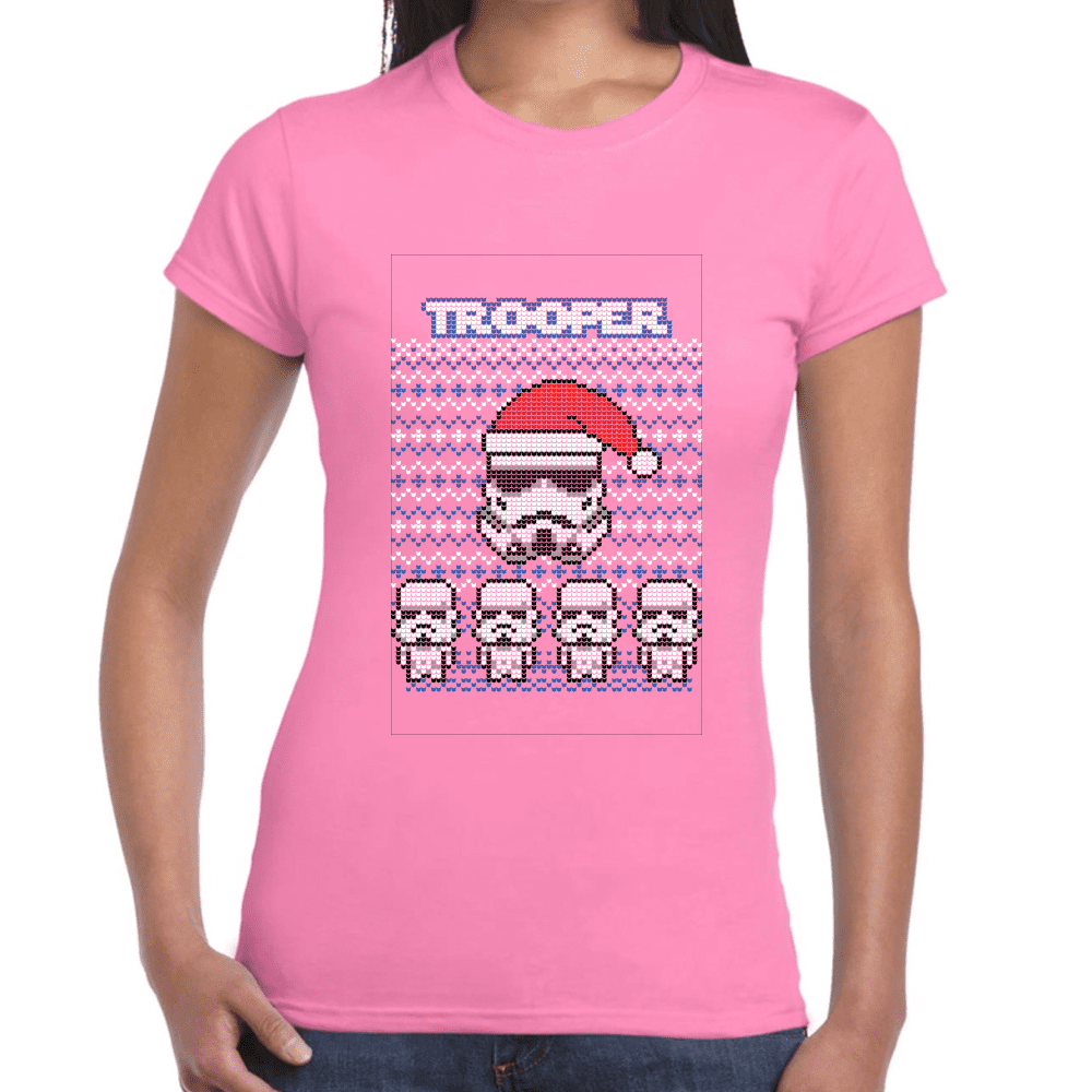 Playera Stormtrooper Navidad Star Wars Algodón Premium #1117