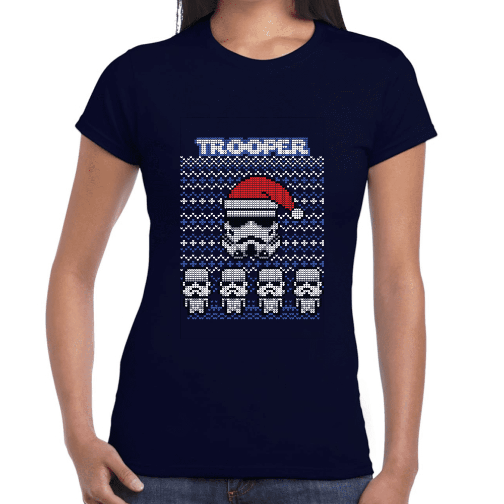 Playera Stormtrooper Navidad Star Wars Algodón Premium #1117