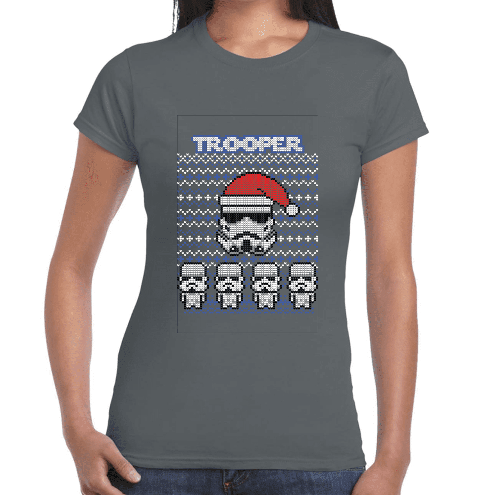 Playera Stormtrooper Navidad Star Wars Algodón Premium #1117