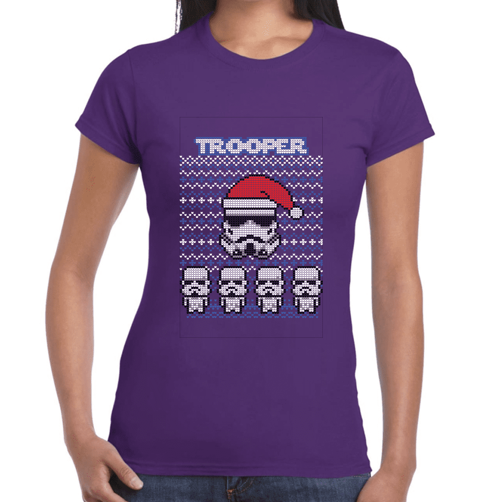 Playera Stormtrooper Navidad Star Wars Algodón Premium #1117